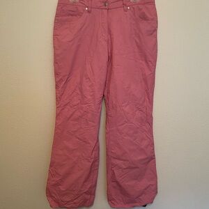 Vintage Fera Rose Pink Women’s‎ Ski Pants Size 10R